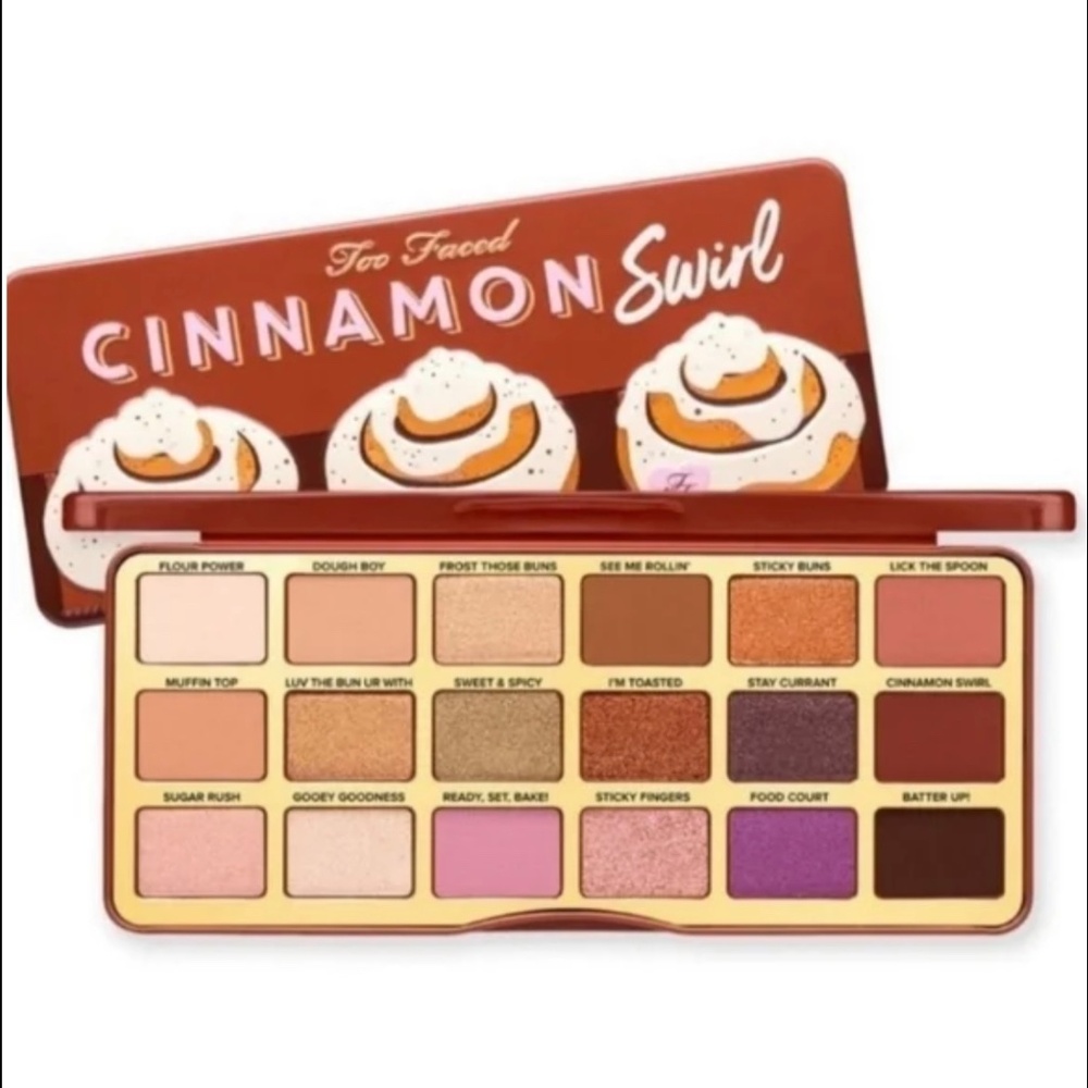 Too Faced Cinnamon Swirl Limited Edition Sweet & Spicy Eyeshadow Palette. NEW